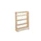 Rev-A-Shelf Maple Veneer, Light Brown, 5 in W, 25.5 in H, 19 in D, 19 in L, Light Brown 448-BC19-5C - alternate 1